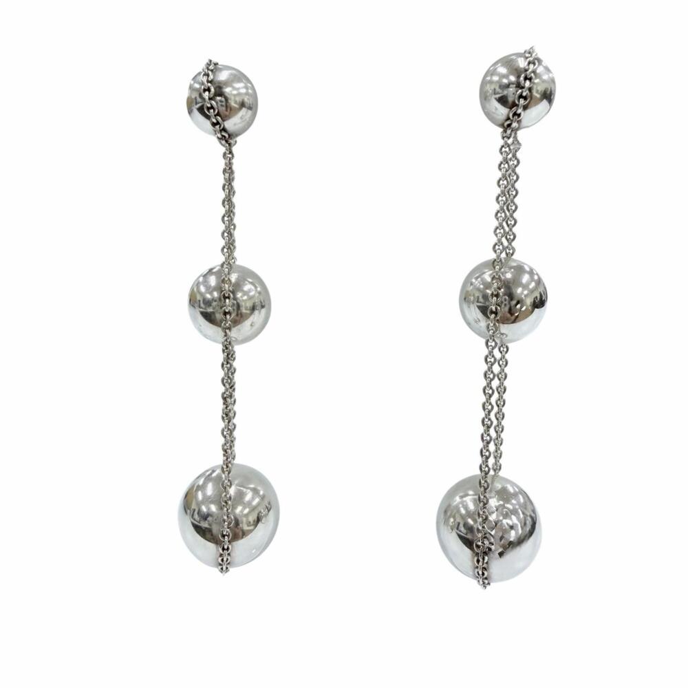 TIFFANY&Co. Tiffany HardWear Triple Drop Earrings, AG925 Sterling Silver, Wei...